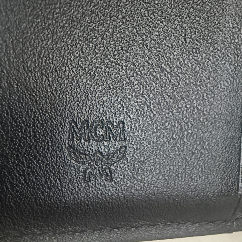 MCM Studded Metallic Leather Wallet-Good Condition - Picture 7 of 11